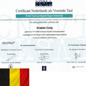 Belgi� Cnavt-certificaat