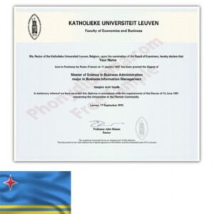 Diplomaatcertificaat van Aruba