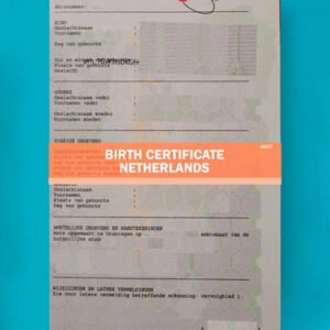 Geboorteakte Nederland